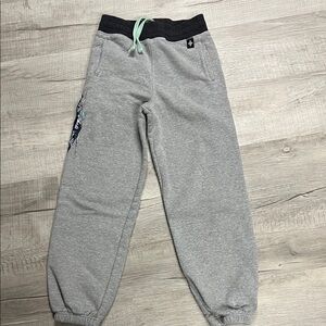 Cozy Gray Unisex Kids Ski the East Joggers with Drawstring XL